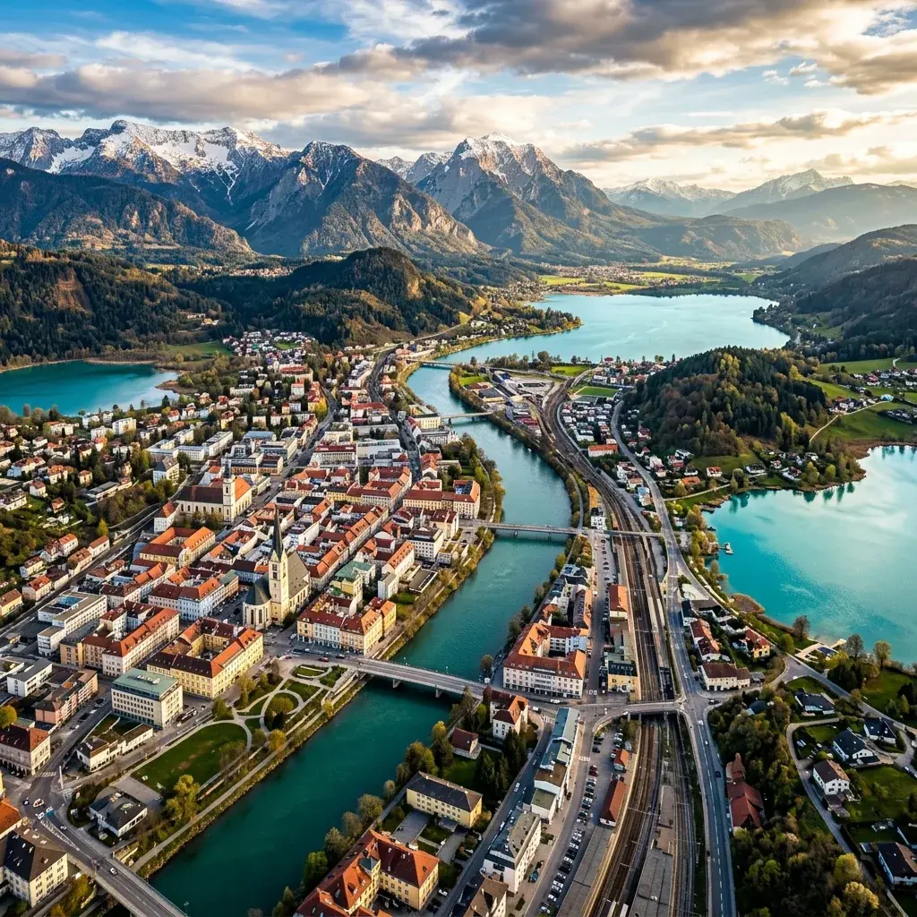 Kombi prevoz putnika Beograd → Villach — jezero i okolina, Koruška i Štajerska