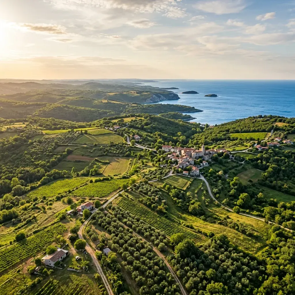 Kombi prevoz putnika Srbija → Hrvatska — predeli regija Istra, Kvarner, Severna Dalmacija