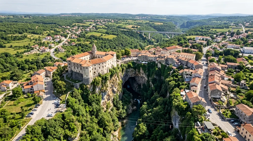 Kombi prevoz putnika Beograd → Pazin — gradsko jezgro, Istra