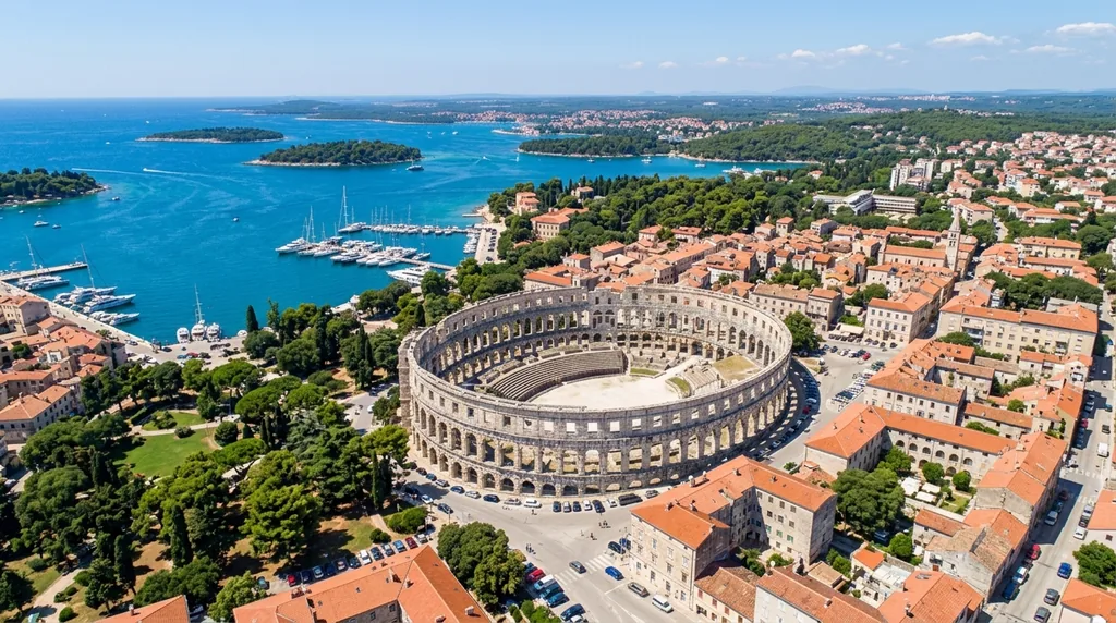Kombi prevoz putnika Beograd → Pula — obala i more, Istra