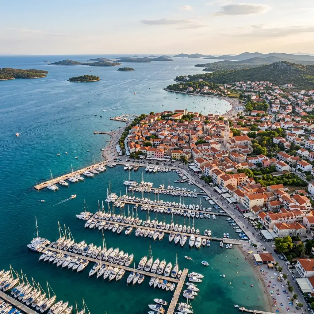 Kombi prevoz putnika Beograd → Vodice — obala i more, Severna Dalmacija