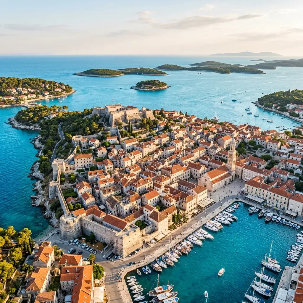 Kombi prevoz putnika Beograd → Hvar — obala i more, Srednja Dalmacija