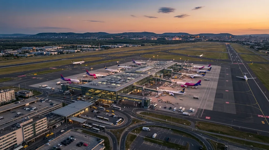 Kombi prevoz putnika Beograd → Aerodrom Budimpešta — gradsko jezgro, Centralna Mađarska