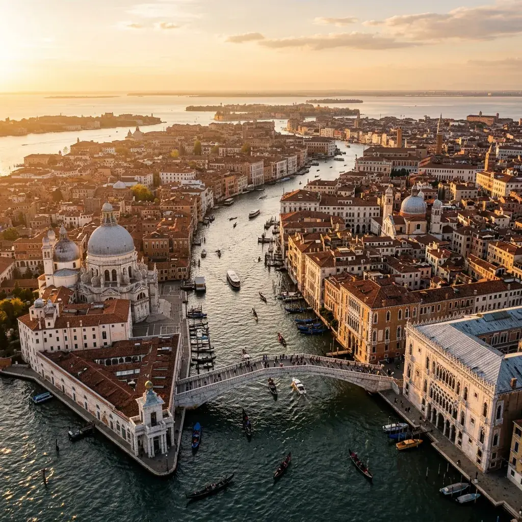 Kombi prevoz putnika Beograd → Venecija — gradsko jezgro, Severna Italija