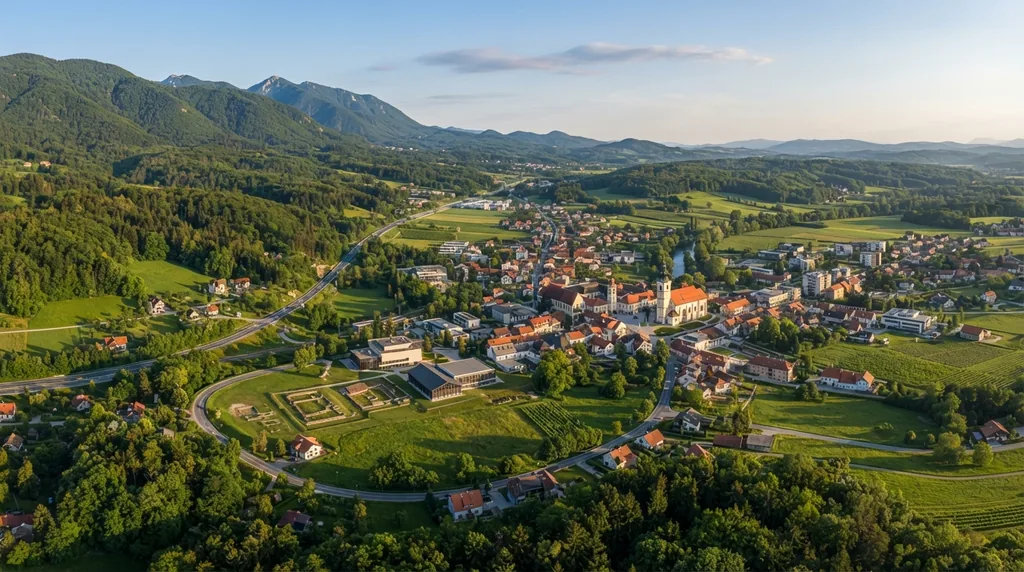 Kombi prevoz putnika Beograd → Vrhnika — gradsko jezgro, Centralna Slovenija