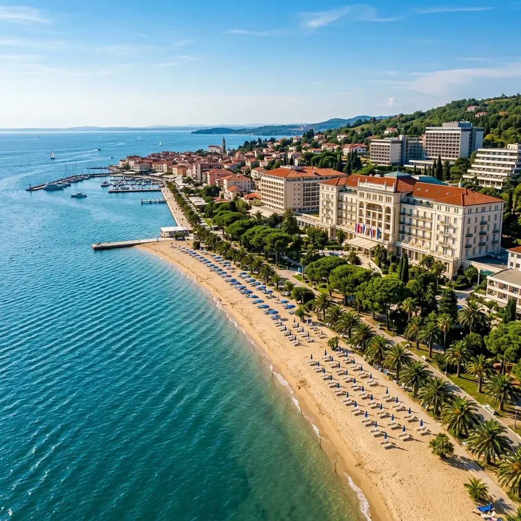 Kombi prevoz putnika Beograd → Portorož — obala i more, Slovenačka obala